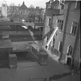 Kjellerstedts gångtunnel under järnvägen. 26 mars 1953.