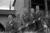 Riksidrottsförbundets medaljutdelning på Strömvallen.       7 juni 1953.
