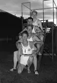 DM stafett på Strömvallen. Den 20 augusti 1953.