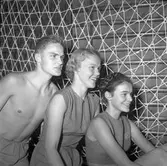 Idrottsungdom i Sandvikens Läroverk. 9 december 1953.
