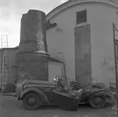 Storm över Gävle. 8 januari 1954



