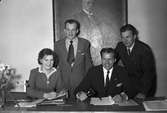 S.G.U - årsmöte på Folkets Hus. 19 april 1953.