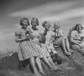 M.H.F:s barnutflykt till Brämsand. 26 juli 1953.