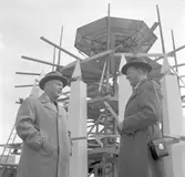 Stadsdirektör Camitz. Gävleutställningen sommaren 1946 vid Travbanan med anledning av Gävle stads 500-årsjubileum

