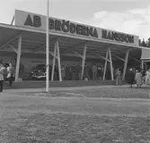 AB Bröderna Hansson på Gävleutställningen sommaren 1946 vid Travbanan med anledning av Gävle stads 500-årsjubileum

