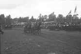 Försvarets Dag på Gävleutställningen den 3 augusti 1946. Kör i Strömsholmsspann

