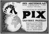Pix pastiller
Reklam på engelska

12 augusti 1929