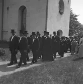 Valbo nya kyrkogård, invigningen den 14 juni 1936