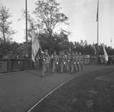 Svenska Flaggans dag på Strömvallen. Den 6 juni 1936