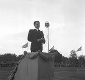 Svenska Flaggans dag på Strömvallen. Den 6 juni 1936