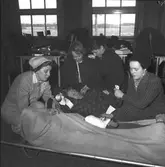 Samaritkurs, Korsnäs AB i Bomhus. 20 mars 1954.
