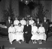 Konfirmation för pastor Cedermark i Älvkarleby.             1 augusti 1955.
