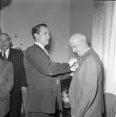 Svenska Livförsäkringsbolaget har jubileum på Hotell Baltic 24 maj 1955.
