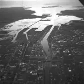 Gävle Lasarettet BB avdelning interiör från sal.              5 november 1948. (Fel bild inscannad)