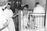 Nya barnsjukhuset invigs. År 1948. Donerat av Fru Lotten Westergren uppfört 1947-1948.
