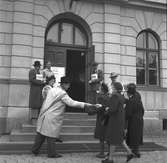 Valbilder tagna under valdagen. 19 september  1948.
