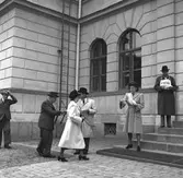 Valbilder tagna under valdagen. 19 september  1948.
