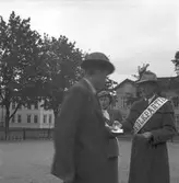 Valbilder tagna under valdagen. 19 september  1948.

