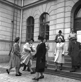 Valbilder tagna under valdagen. 19 september  1948.
