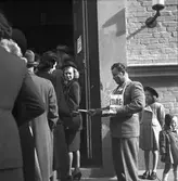 Valbilder tagna under valdagen. 19 september  1948.
