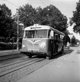 Nya busslinjer från invigningen. 25 september 1948.