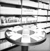 Hallbergs Bokhandel. Reportage för Arbetarbladet. Januari 1940