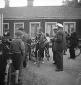 Cykeltävling. Motorförarnas Helnykterhetsförbund.  MHF. Gävle 1936.