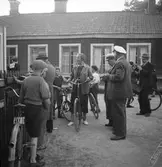 Cykeltävling. Motorförarnas Helnykterhetsförbund.  MHF. Gävle 1936.