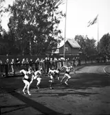 Reportage för Gefle Dagblad. Idrottstävling på Strömvallen



