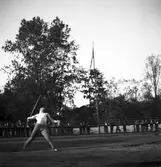 Reportage för Gefle Dagblad. Idrottstävling på Strömvallen


