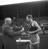 Reportage för Gefle Dagblad. Idrottstävling på Strömvallen



