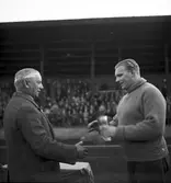 Reportage för Gefle Dagblad. Idrottstävling på Strömvallen


