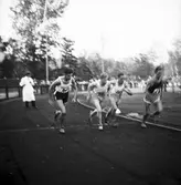 Reportage för Gefle Dagblad. Idrottstävling på Strömvallen



