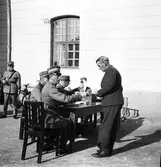 Rekrytering av Landstorm på Hälsinge regemente
