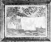 Fröken Lindberg. Tavla. Konstnär Percy, 1941