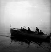 År 1938. Norrlandsregattan. Motorbåt. Reportage för Gefle Dagblad.