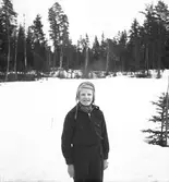 Februari 1938. Fettisdagstävling skidåkning.