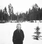 Februari 1938. Fettisdagstävling skidåkning.