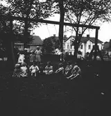 År 1936. Barnträdgård. Reportage för Gefle-Posten