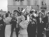 År 1938. Studentexamen. På Rådhustorget.
