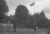 Den 16 juni 1938. Firande av Konung Gustaf V 80 års-dag. På fängelsegården