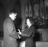 75-årsjubileum i Staffans kyrka. 12 december 1948. Gävle Varv & Verkstads AB