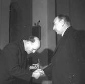 75-årsjubileum i Staffans kyrka. 12 december 1948. Gävle Varv & Verkstads AB