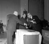 75-årsjubileum i Staffans kyrka. 12 december 1948. Gävle Varv & Verkstads AB