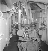 Ombord på fartyget. Gävle Varv anlades 1873. Efter en konkurs 1921 bildades Gefle Varfvs och Verkstads Nya AB, som bland annat tillverkade oljecisterner och utrustningar till pappersmassefabriker. På 1940-talet återupptogs skeppsbyggeriet. På 1950-talet, då Korsnäs AB ägde varvet byggdes flera högsjöfartyg. I början av 1960-talet byggde varvet den ponton som regalskeppet Wasa skulle placeras på vid bärjningen.