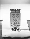 Den 12 juli 1954. Juvelerare Wahlberg. Gävle Stad Hälsoämnden. Sigill
