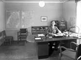 Kamrer Sten Hofving, kontoret Gävle Dala Lantmannförbund. Augusti 1945.