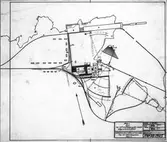 Planritning för nybyggnation på Korsnäsverken AB, 1946.