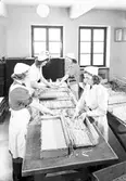 Interiör från Gävle Makaronifabrik, Södra Centralgatan 27, Gävle. 22 februari 1946.