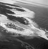 Fartyget Stellas haveri utanför Slangrevet. Flygbilder. 2 mars 1949.